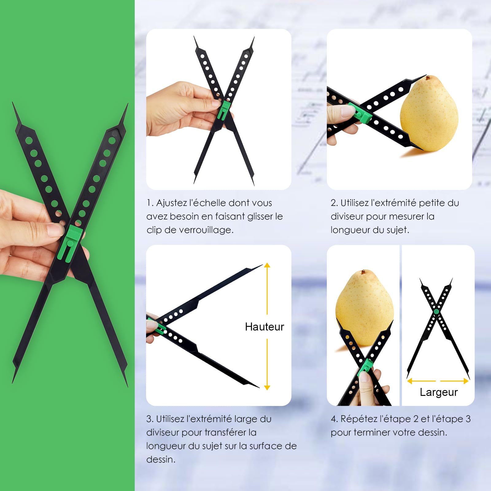 Tenpoint Divider Pixiss Proportional Divider Montesy Proportional Divider Scale Artist ...