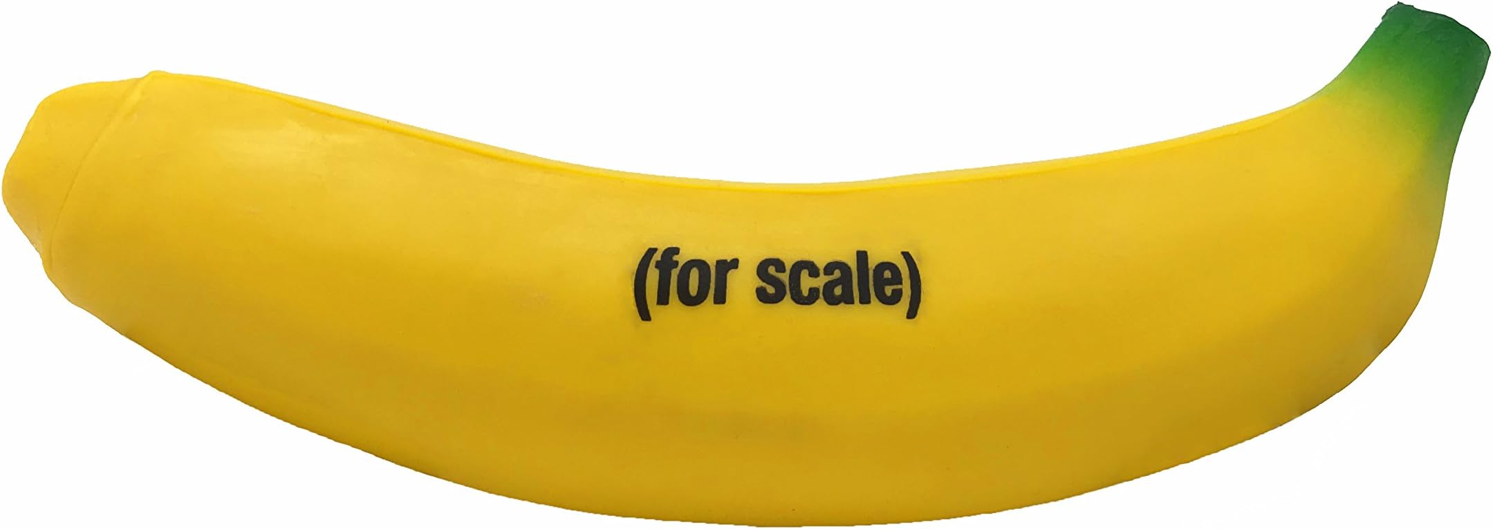 The Official Banana for Scale by Citadel Black - Stress Relief Toy, Stretchy Glue-Sand Filled Rubber Banana, Full Sized 7 inch Squishy Banana