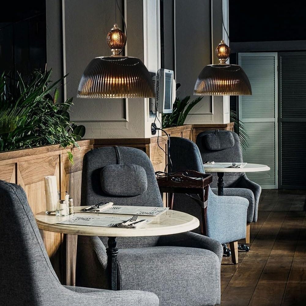 シャンデリアライト日本のレトロスタイルグリーンガラス