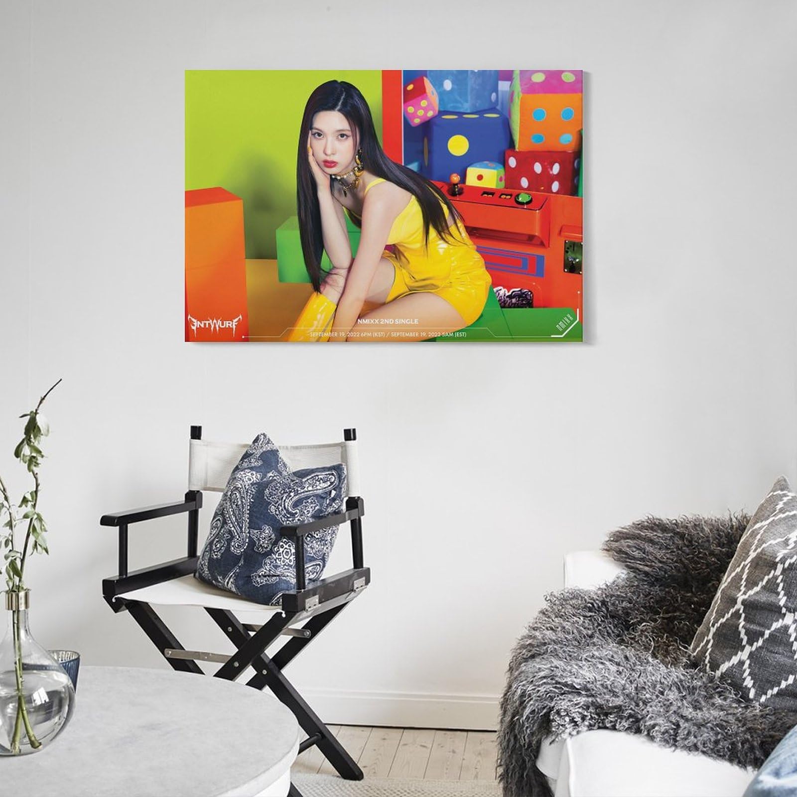 Amazon.co.jp: BAE ベイ NMIXX エンミックス ENTWURF 流行キャンバス