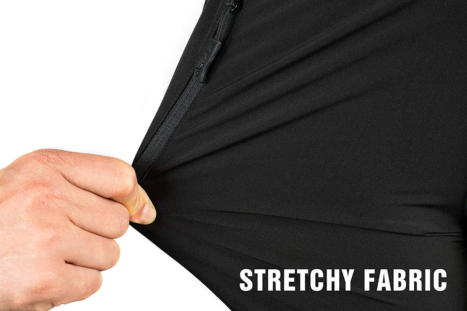 clothin Mens Workout Athletic Pants Elastic-Waist Drawstring Pants for Sport Exercise Travel,Quick-Dry,Stretchy - Image 4