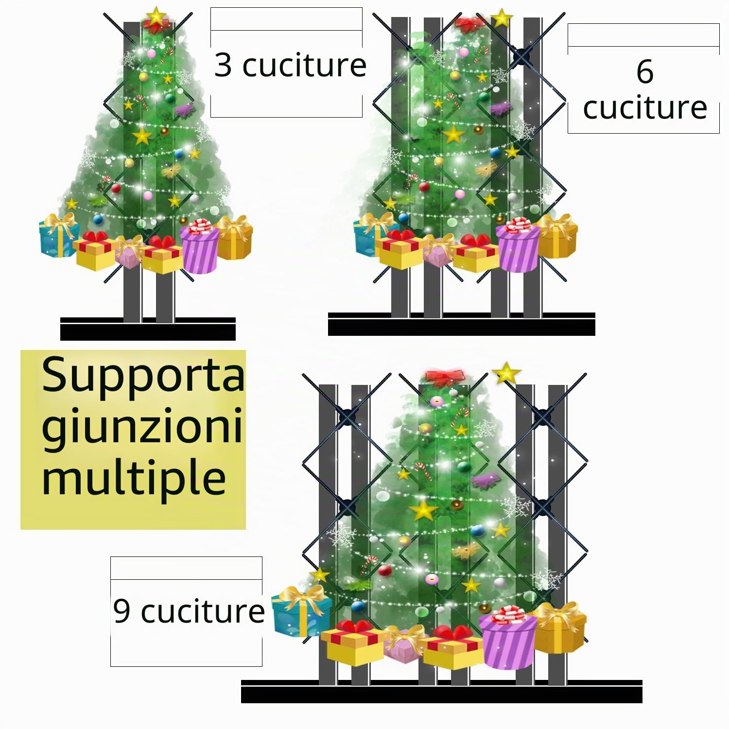 Missyou - Ventilatore con proiettore olografico 3D da 56 cm, supporta App per il cellulare e WiFi fornito con 700 contenuti video, adatto per mostre, centri commerciali, cinema, per il Natale
