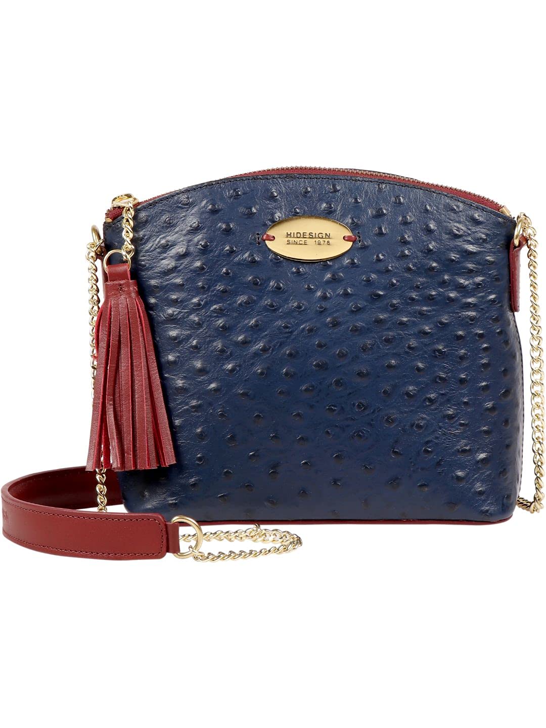 Hidesign womens EE MOROCCO II Medium Mn Blue Sling Bag (B08B417PHJ) Amazon Price History, Amazon Price Tracker