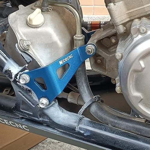 Miniatura 7 de NICECNC Protector de cubierta de soporte de motor azul, soporte de soporte de motor compatible con Yamaha Raptor 700 2008-2019 2020 2021 2022