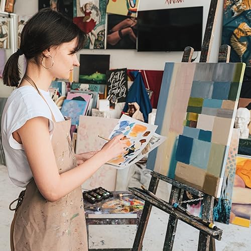 Miniatura 7 de ARTEZA Pintura acrílica gouache, juego de 36 colores básicos, acabado mate, tubos de 0.74 onzas, suministros de arte para artistas profesionales y