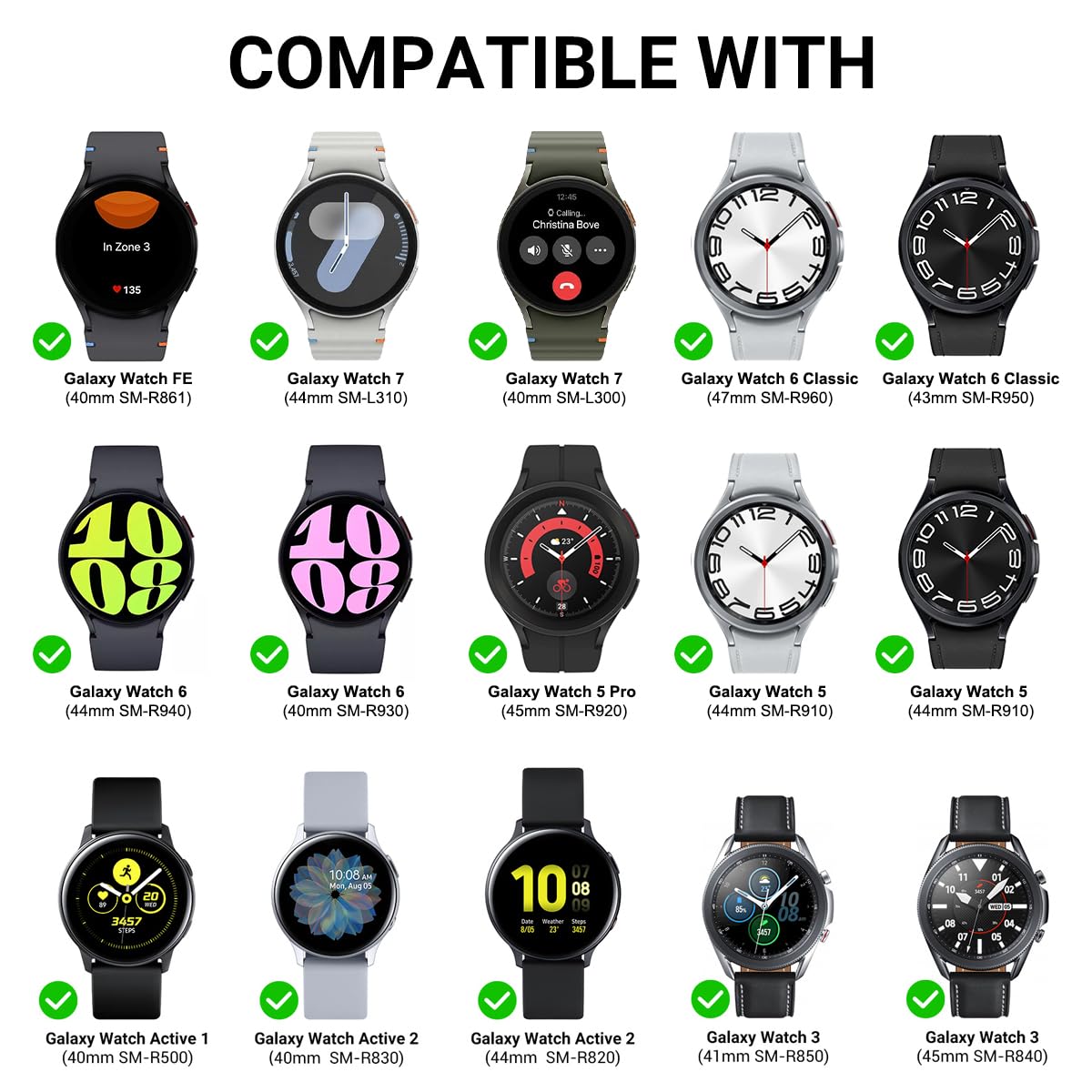 MoKo Caricatore Compatibile con Samsung Galaxy Watch 7/Ultra/FE/6/6  Classic/5/5 Pro/4/4 Classic/3/Active 2/Active, Caricabatterie Magnetico con  Cavo di Ricarica USB da 100cm : Amazon.it: Elettronica