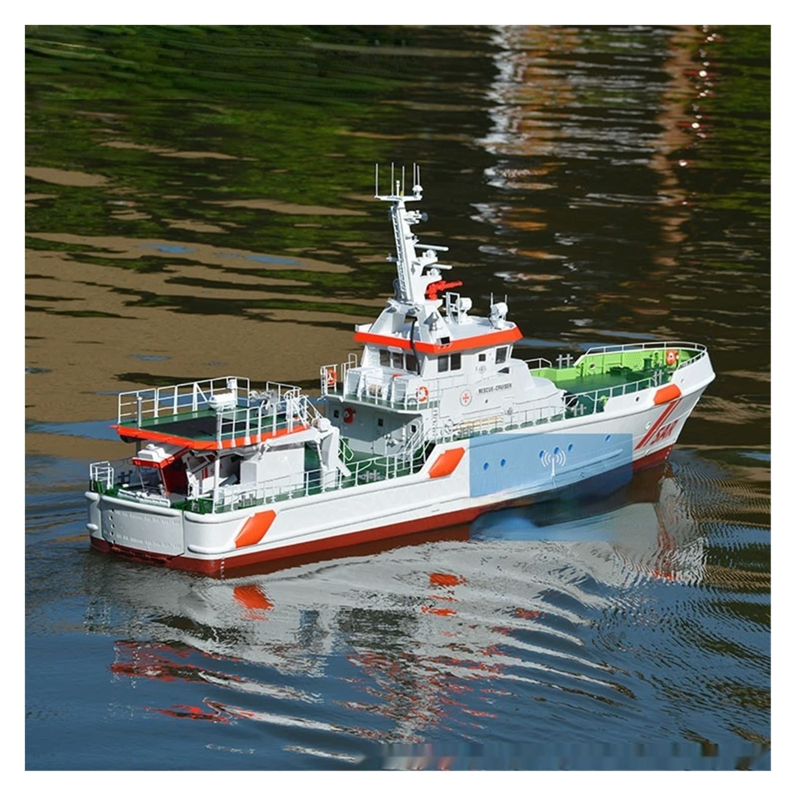 Amazon.co.jp: ドイツ海難救助船作業船模型のDIY組み立てキット : おもちゃ
