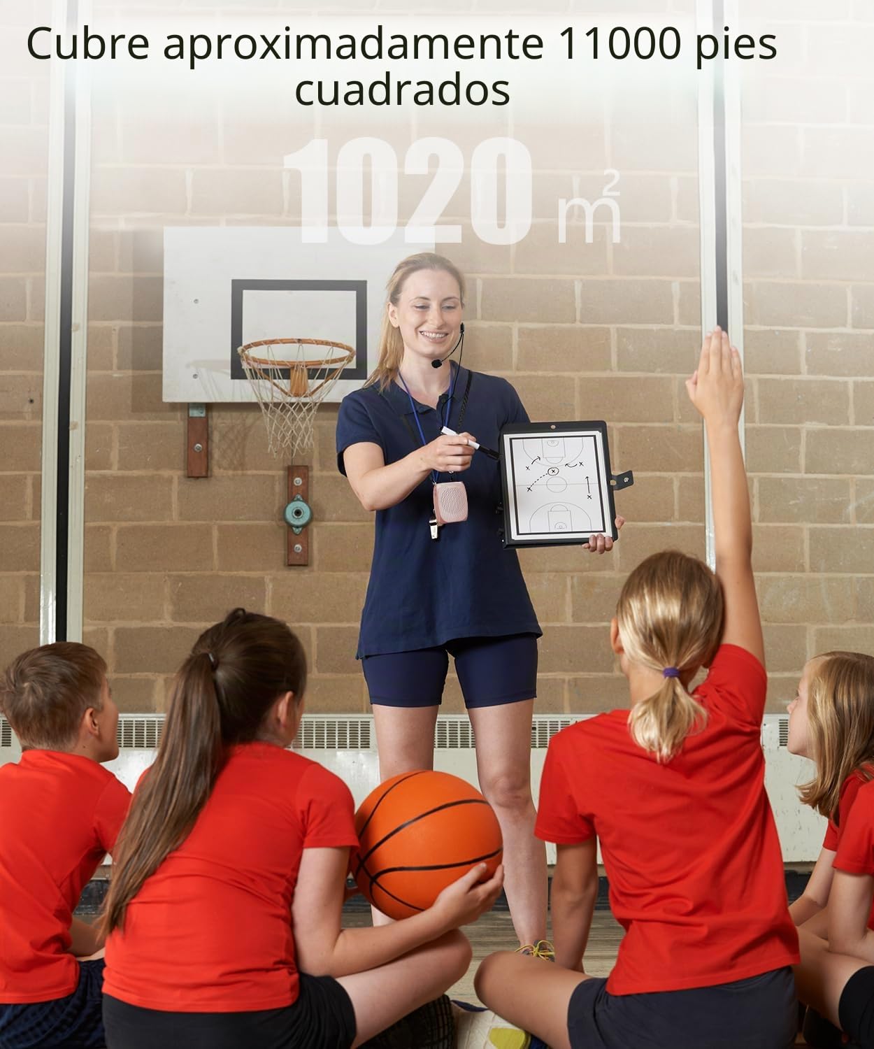 SHIDU Amplificador de Voz para Profesores, Altavoz megáfono, Sistema PA portátil con micrófono (Trabajo de 12 Horas), soporta Audio de Formato MP3 para guías turísticas, Yoga, Instructores de Fitness
