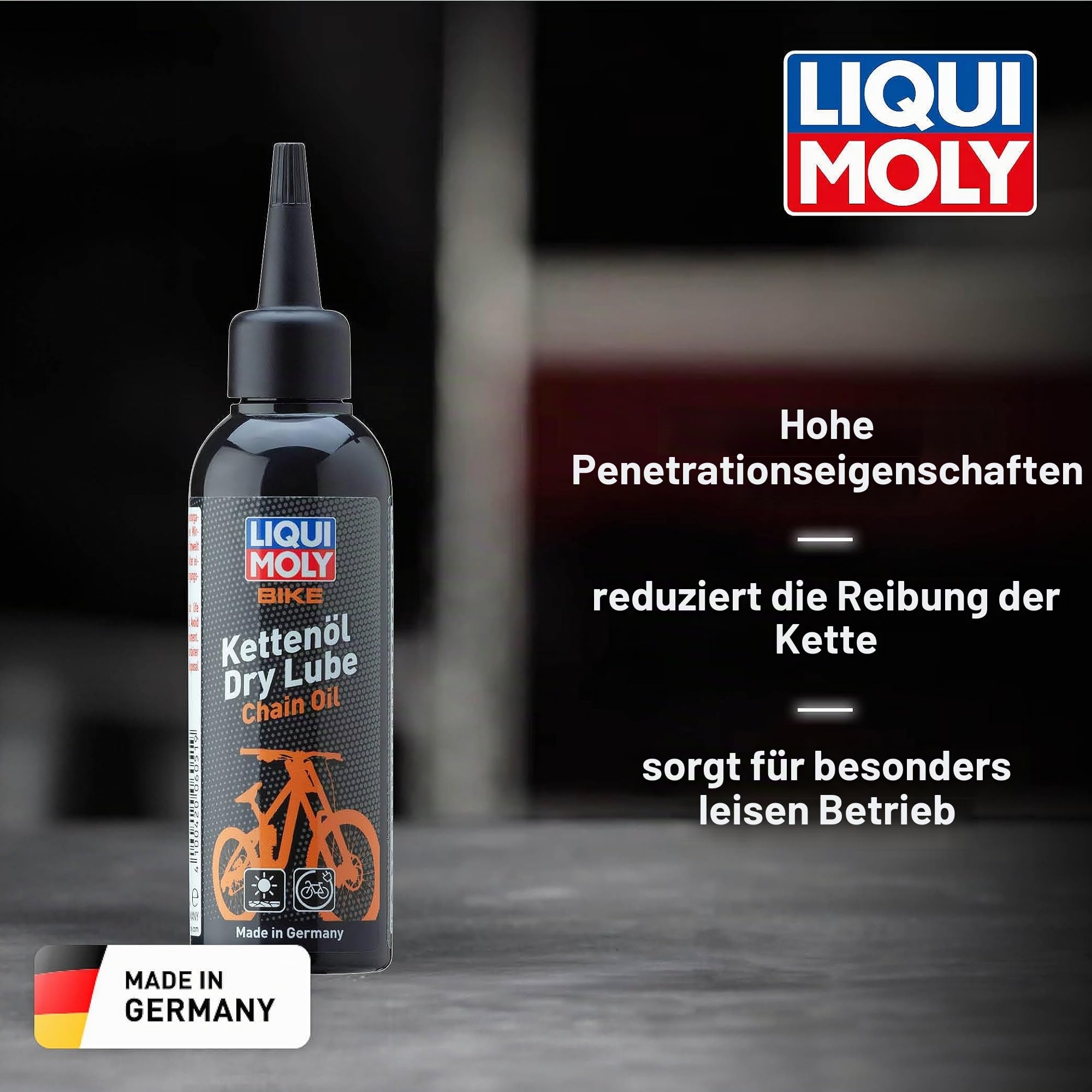 dry lube rennrad LIQUI MOLY Bike Kettenöl | 100 ml | Fahrrad Haftschmierstoff ohne Kupfer Odpružené sedlovky Color:Willey Miller/Happy Gray Green w/Silver Spectra Fahrradschuhe MTB / Cross