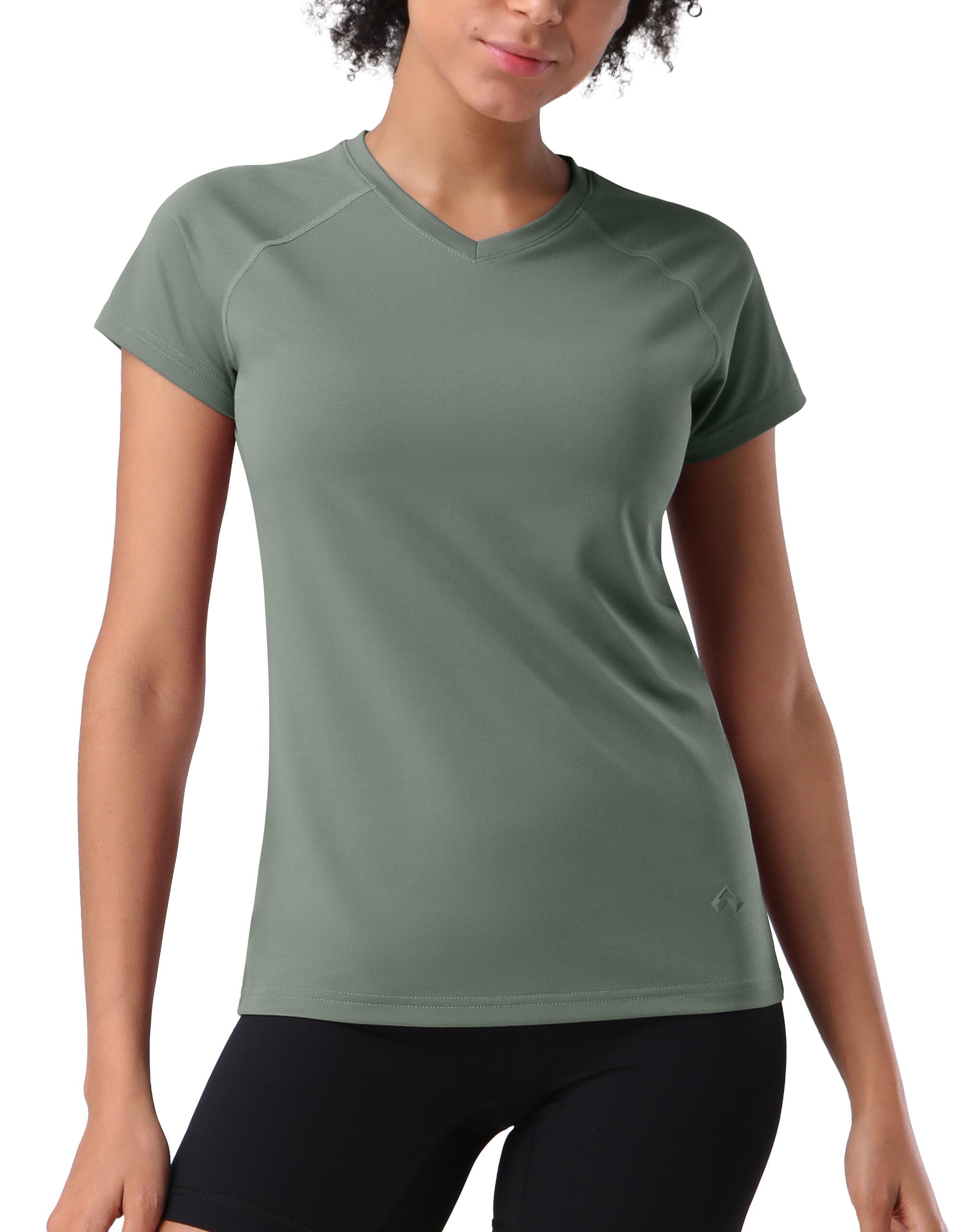 Pioneer Camp Women's Moisture Wicking T-Shirt Short Sleeve Quick Dry Shirts Gym Workout Athletic Running Tops Crew Neck Tees