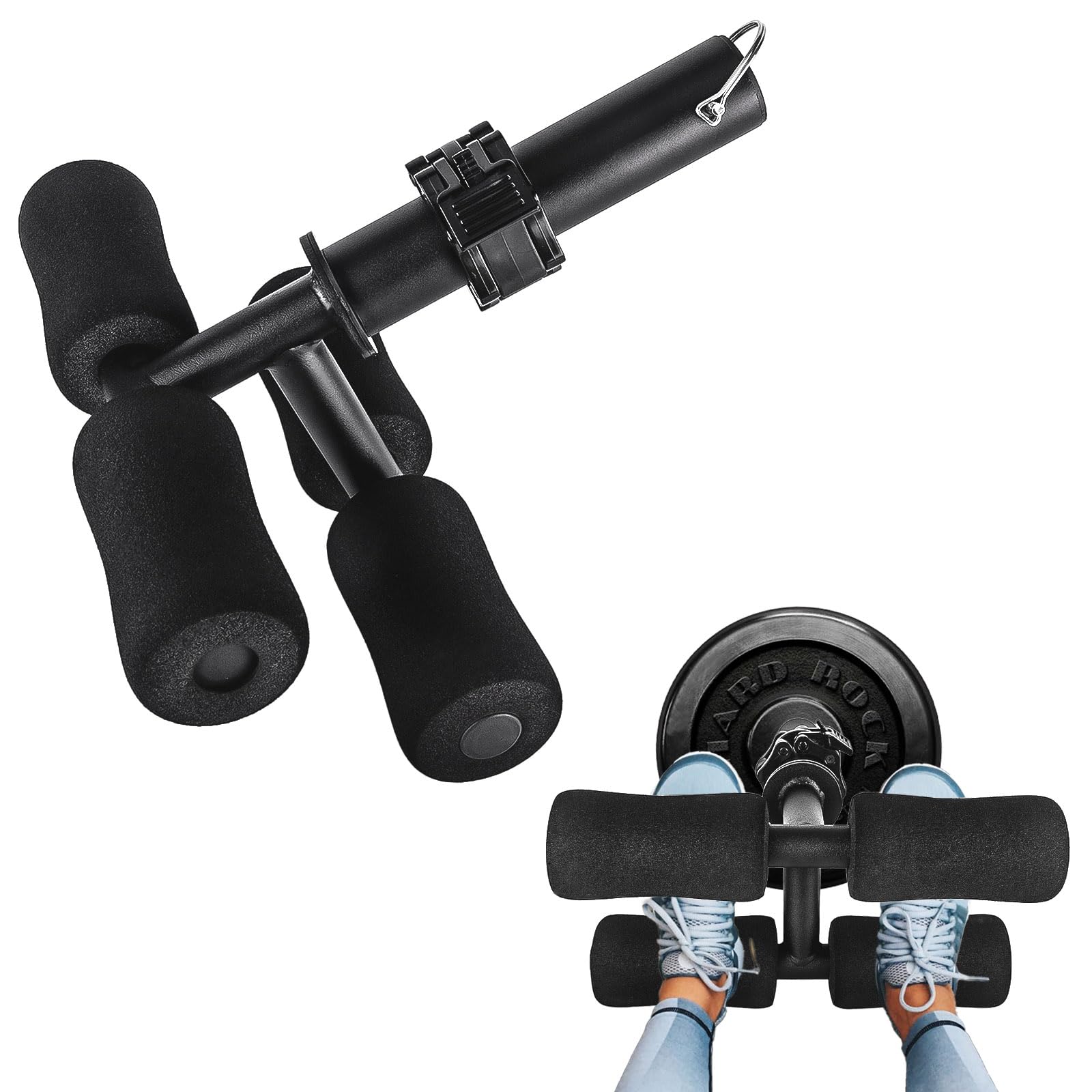 Tib Bar, Tibialis Trainer, Tibialis Raise Tibia for Strength Training Calves Shins Ankles and Ripping Lower Leg Muscles Fits 2