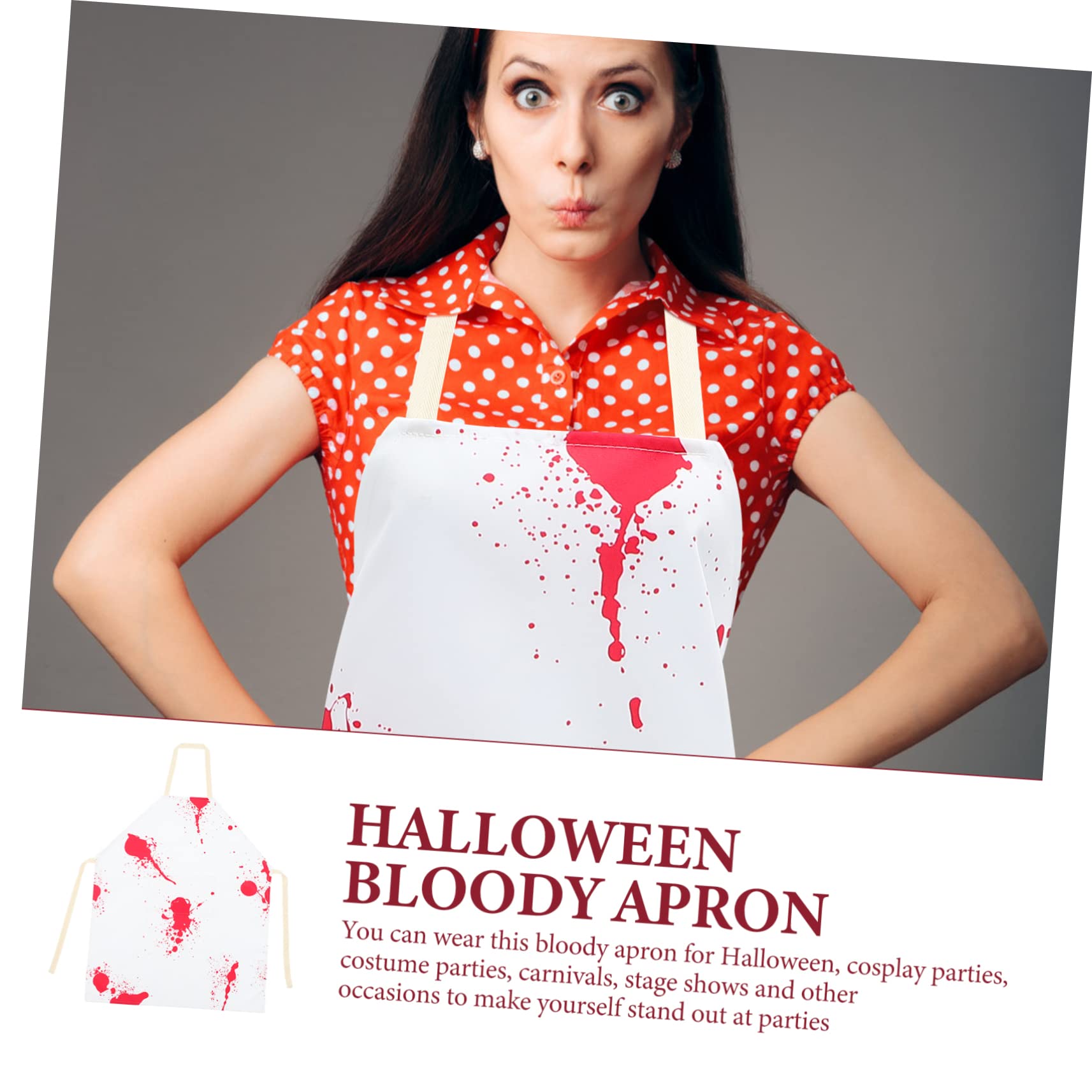Alipis Delantal De Sangre De 4 Piezas Delantal De Carnicero Familiar De Cocina Con Salpicaduras De Aceite Divertido Adorno De Cocina De Halloween