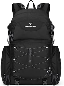 Maelstrom 40L Waterproof Hiking Backpack, Lightweight Packable Travel Daypack with Rain Cover for Men Women Camping
