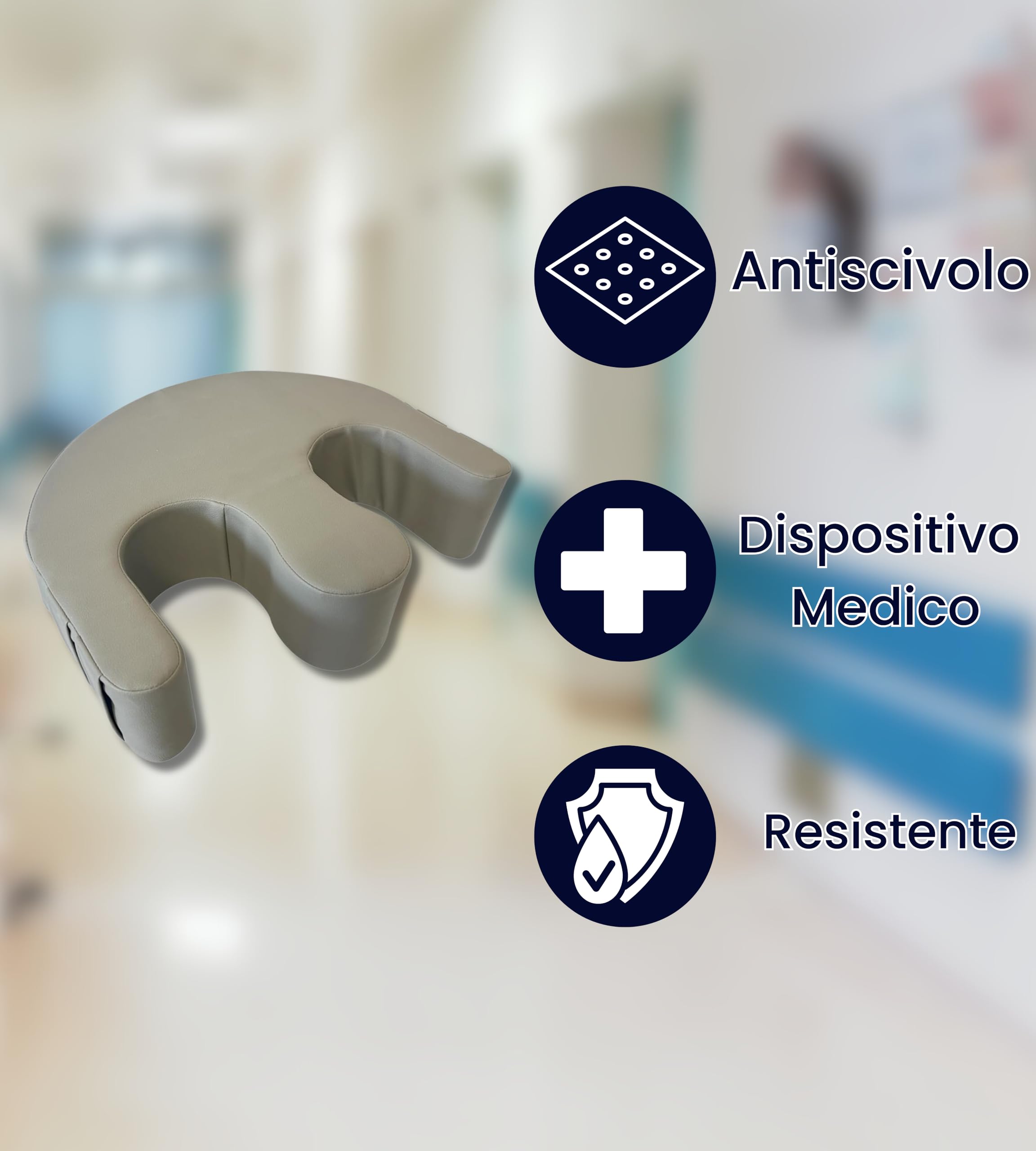 APP LIFE – Dispositivo Rotazione Paziente Classe I, Cuscino Antidecubito a Forma di U, Supporto per Paraplegici e Anziani, Facile da Usare per Letto e Cura Domiciliare