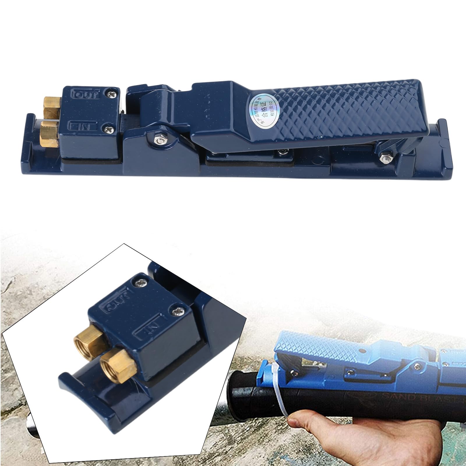 Professionelle pneumatische manuelle Sandstrahl-Anwendung für Fernbedienung, pneumatische Fernbedienung