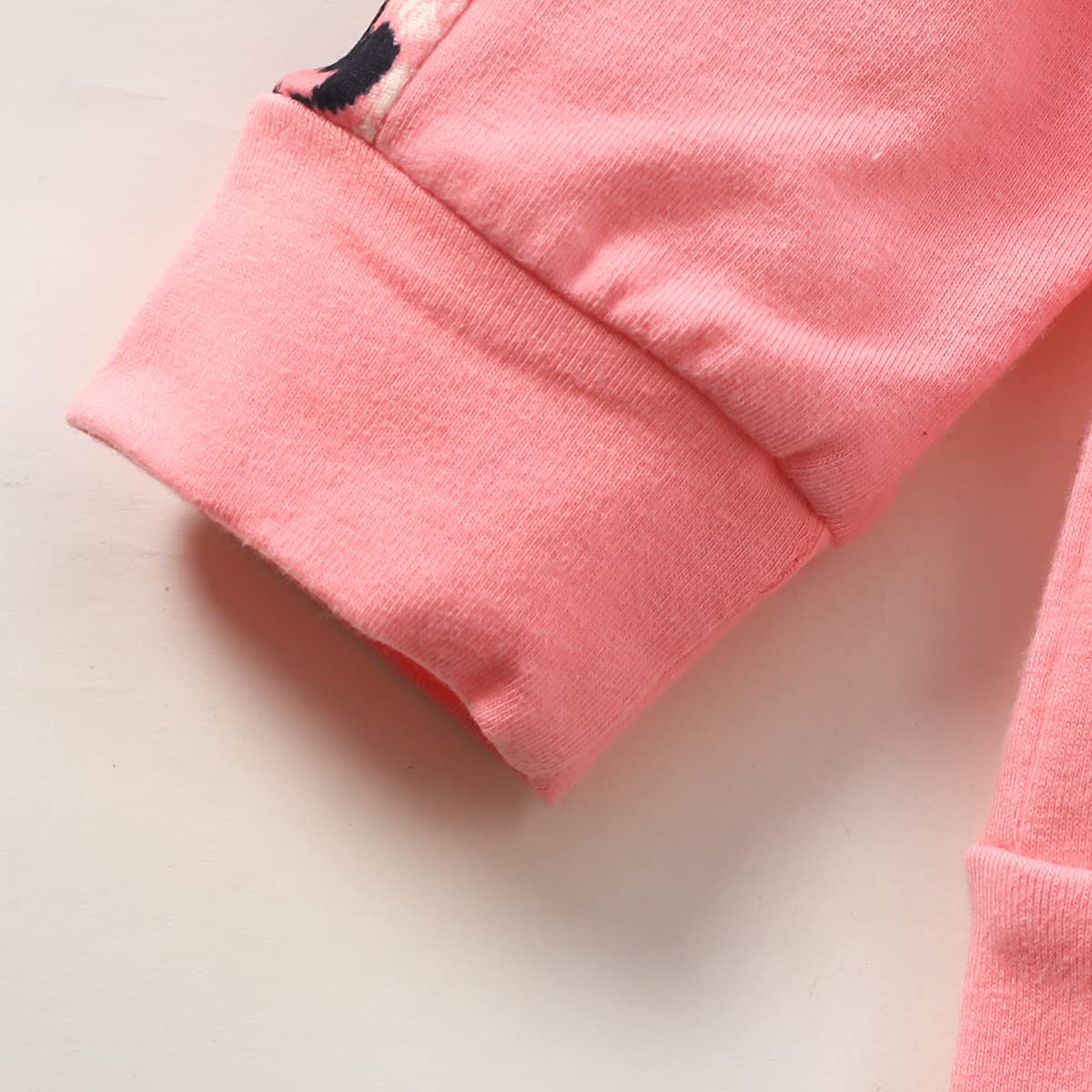 Verve Jelly Ensemble de vêtements 3 pièces à capuche pour bébé garçon et fille avec imprimé léopard