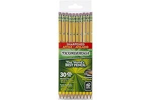 DIXON Ticonderoga Pre-Sharpened #2 Pencil | 30 Count