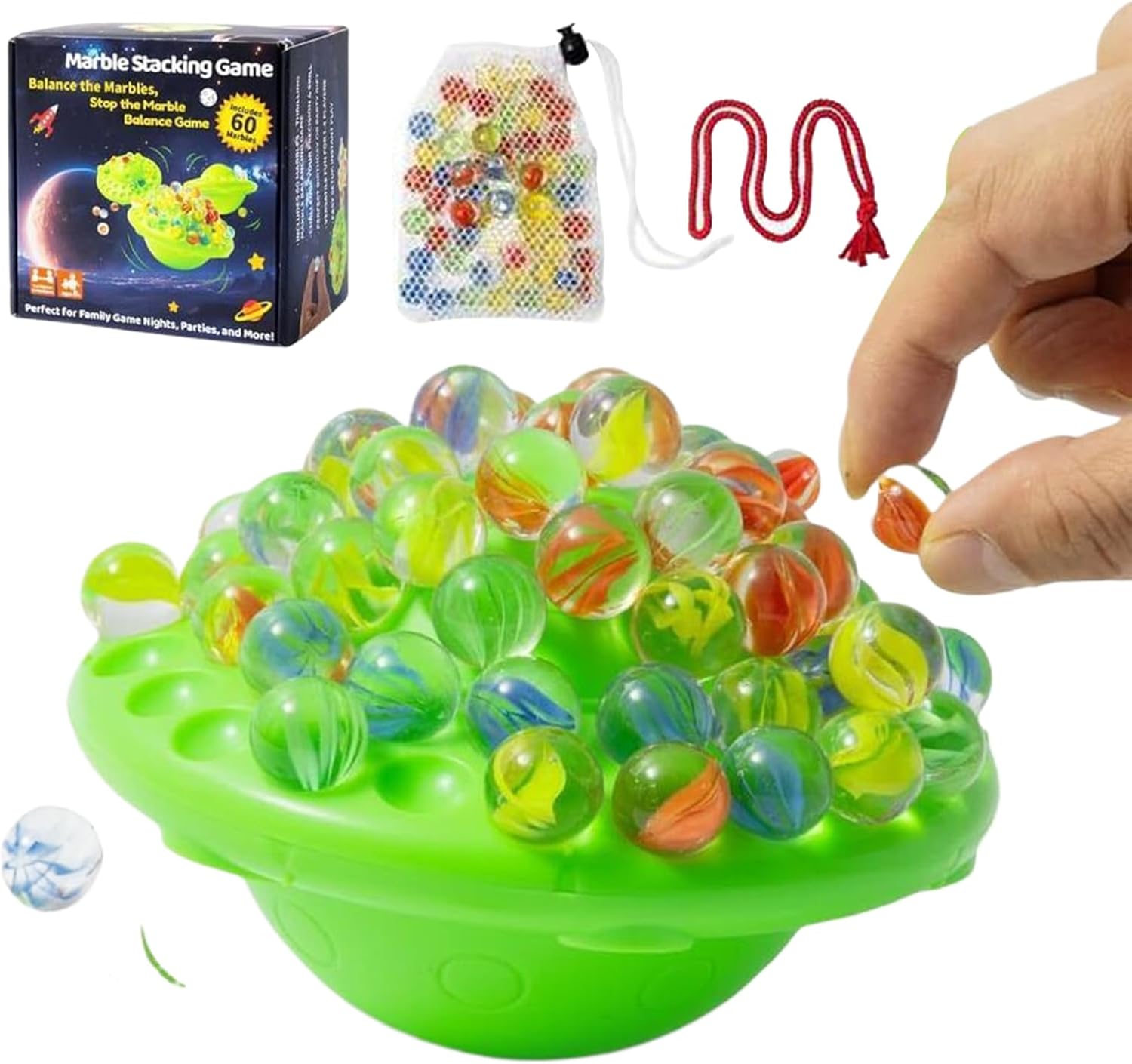 Balance Game, Marble Balance Table Games, Interactive Fun Toy for Kids Adults School Classroom Table Activities Birthday Christmas