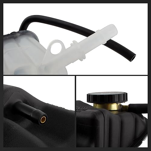 Miniatura 6 de 603-122 Depósito de depósito de desbordamiento de refrigerante con tapa para Cadillac DeVille 2000-2005 Oldsmobile Aurora 2001-2003 Pontiac