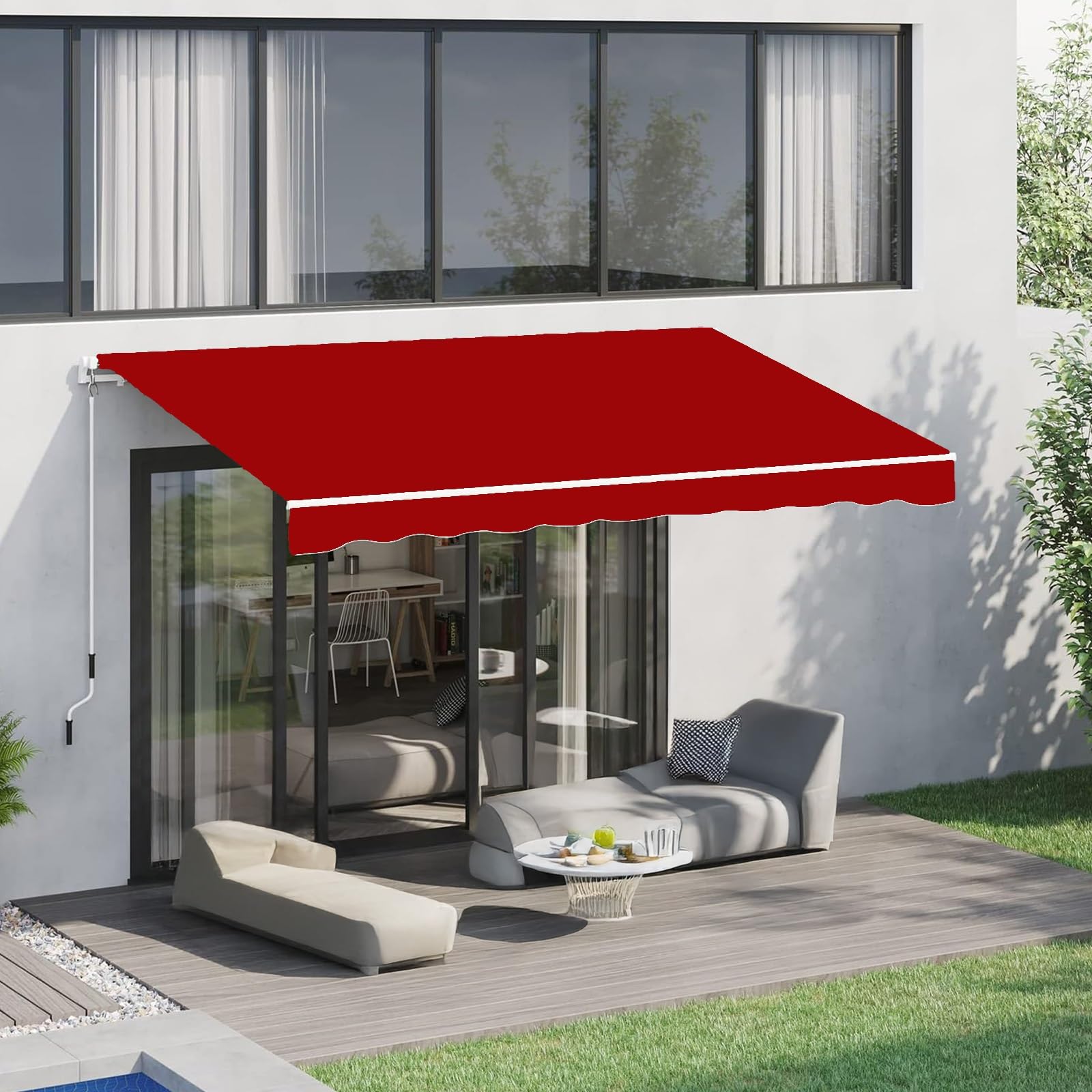 Handkurbel Markise 5x3m