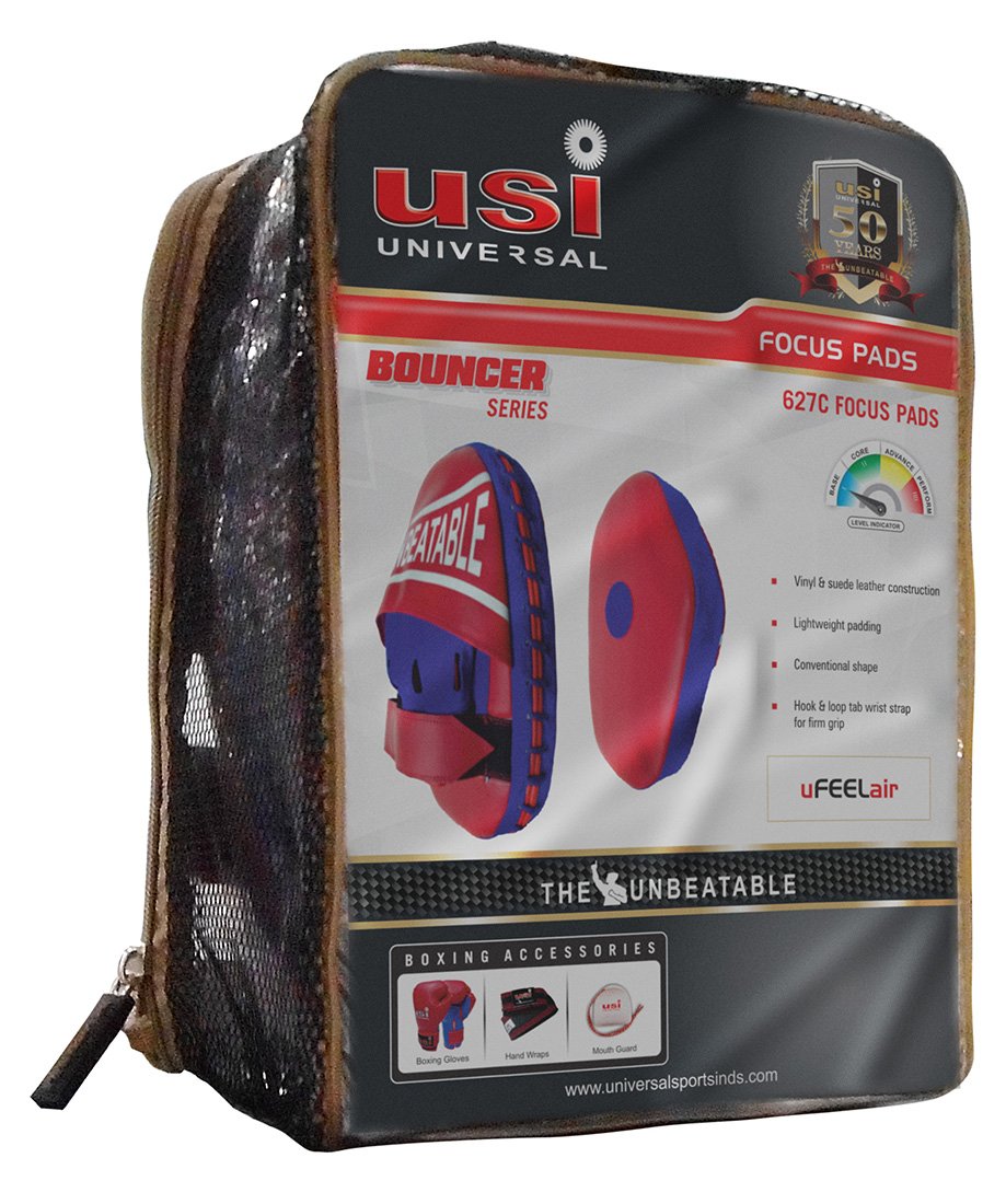 USI Vinyl and Suede Leather Lightweight Padding Focus Pad (Multicolour) 2