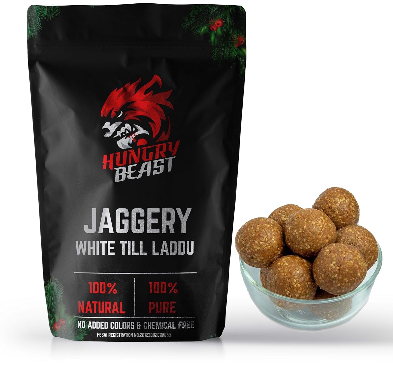 Healthy Pure Natural Jaggery White till Ladoo | Seesame seeds laddu | Nuvvula Undalu | Healthy Til Ke Laddu | నువ్వుల లడ్డు - (250 Grams)