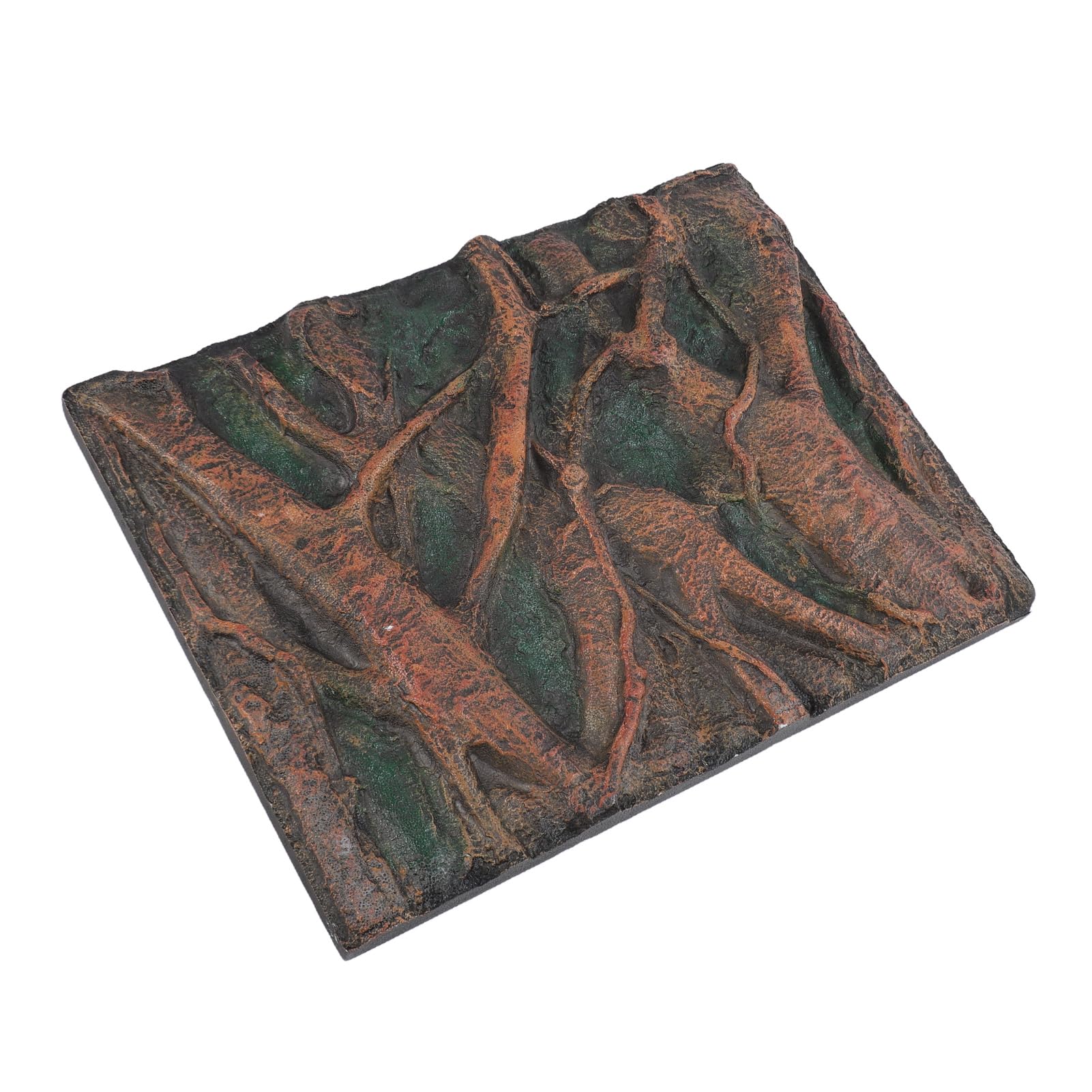 CHICIRIS 3D-Reptilien-Hintergrund, Aquarium-Hintergrund, Schaumstoff-Felsen-Wanddekoration mit 3D-Texturen für Aquarium, Reptilien-Terrarium (H)