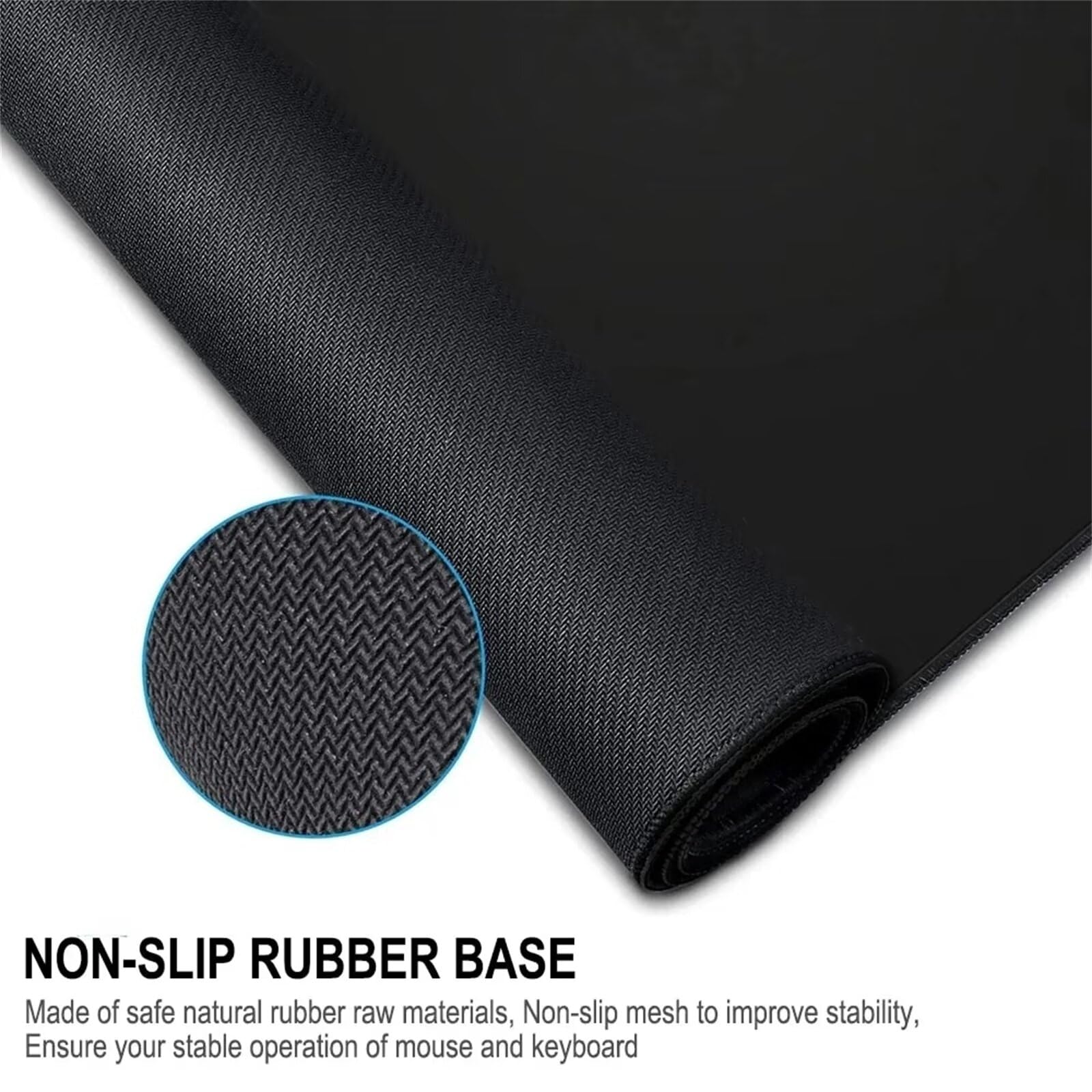 Alfombrilla Raton Gaming XXL 1200x600x2cm Alfombrilla de Ratón Grande Alfombrilla Gaming de Escritorio con Base Antideslizante para Gamers PC y Portátil (Café)