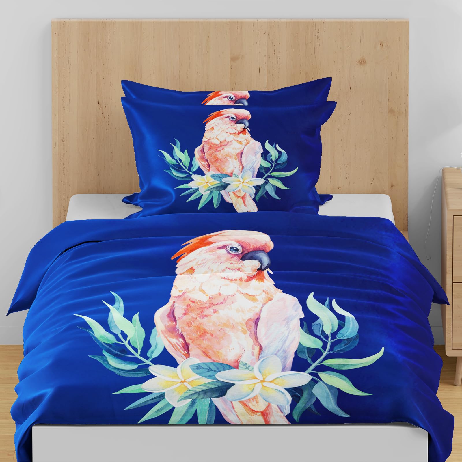 Pappagallo Ropa de Cama, dolce pappagallo Ropa de Cama Infantil Estampada 3D, Microfibra, Con Funda de Almohada, Multicolor (220 x 260 cm), 7)
