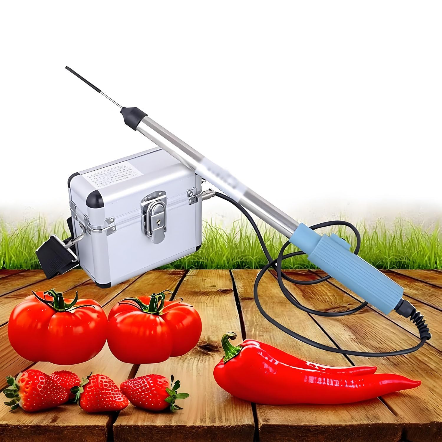ByBoDi Electric Tomato Pollinator,Mini Cordless Tomato Flower Vibrator, 4800RPM, Easy to Install, 10 Hours Standby, Pollinator for Tomatoes, Peppers, Strawberry
