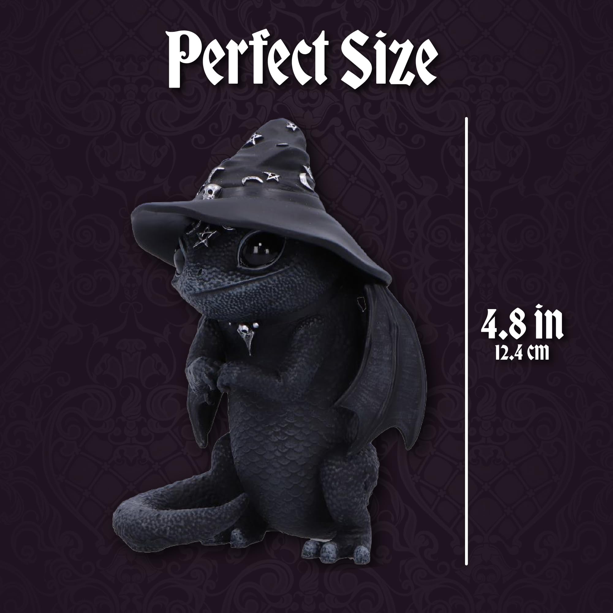 Amazon.com: Nemesis Now Azascale Lizzy Cult Cutie Figurine, Black