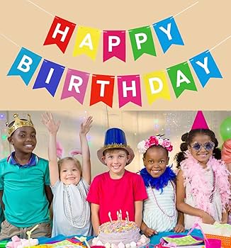 お誕生日 カラフル ガーランド Amazon.co.jp: カラフル Happy Birthday ペーパー レター