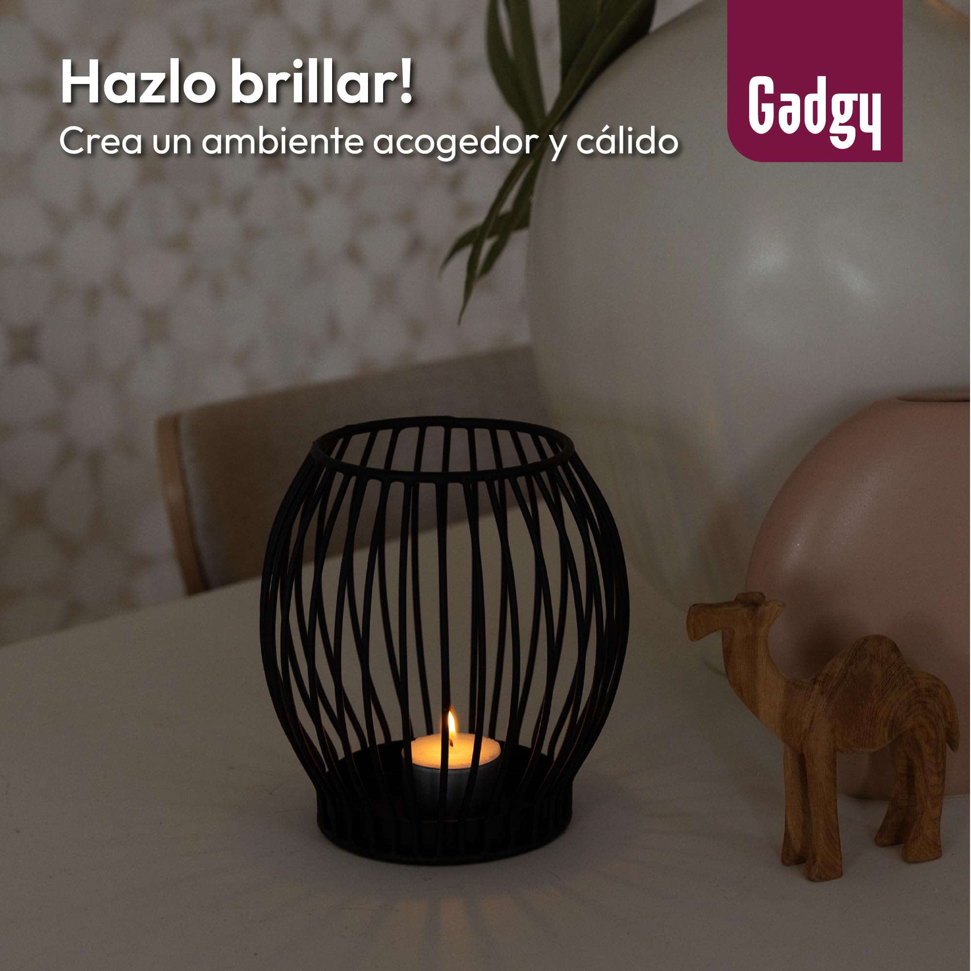 Gadgy Wire Candle Holder - Small, GG1002