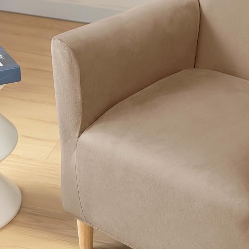 Miniatura 9 de MIFXIN Funda para sillón de banquete, funda elástica de terciopelo para sillón, 1 pieza de elastano, protector de muebles elástico para sofá de 1