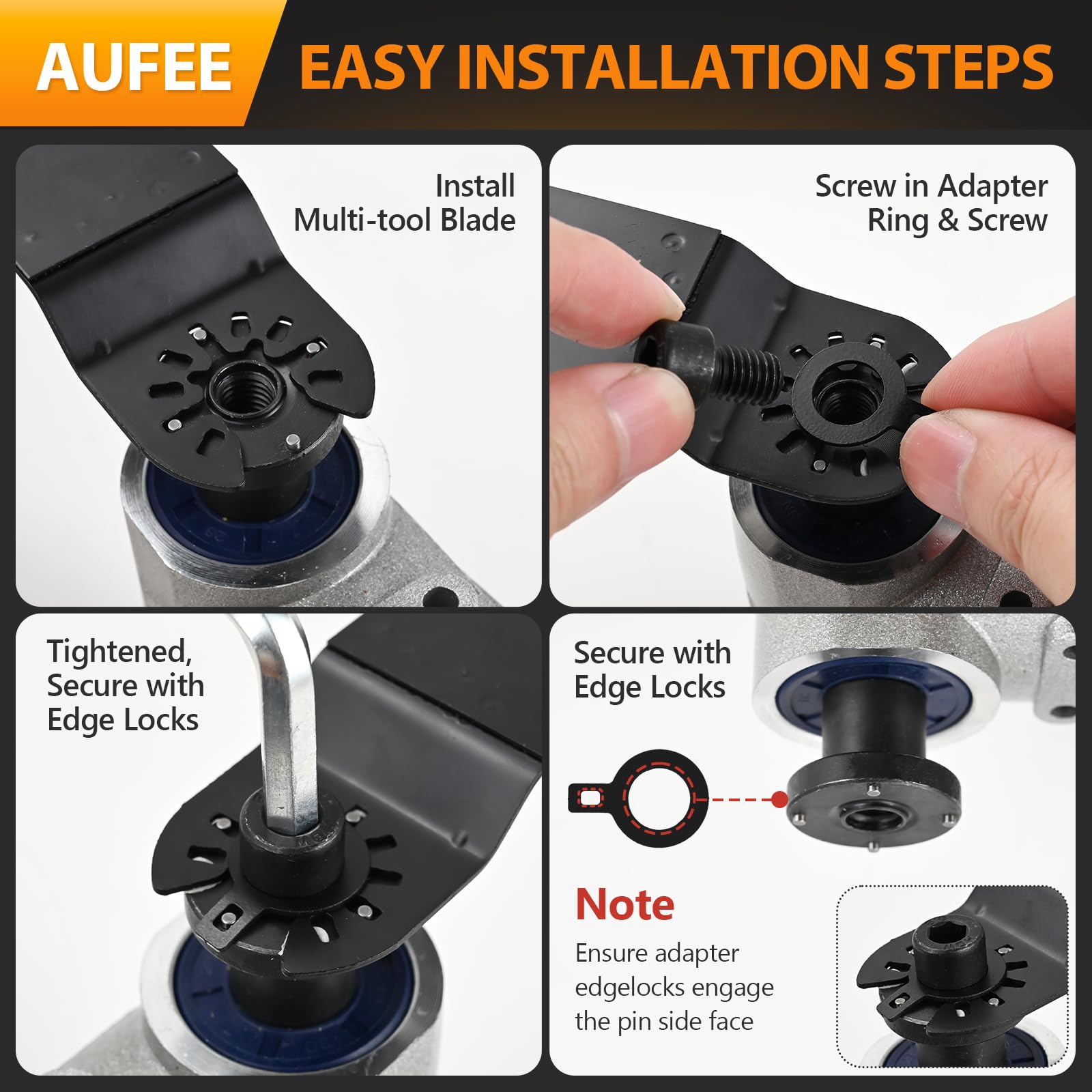 30 cuchillas oscilantes, cuchillas profesionales universales de titanio para madera, plásticos, clavos de metal, cuchillas multiherramienta duraderas de liberación rápida, compatibles con Dewalt