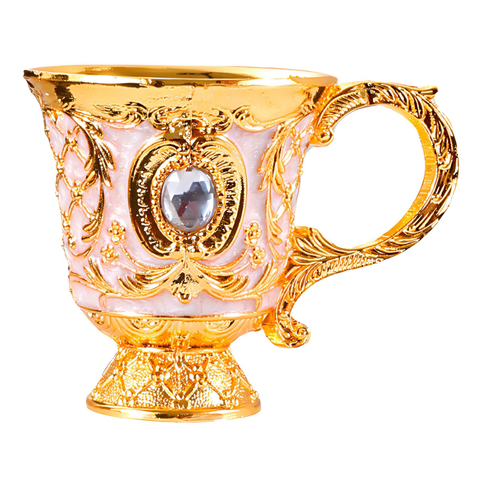 Whoasyst Chalices Goblet Metal Shot Glasses Engraving Wine Cup with Handle Medieval Drinkware for Party Wedding Decors Gift Drinking Goblet