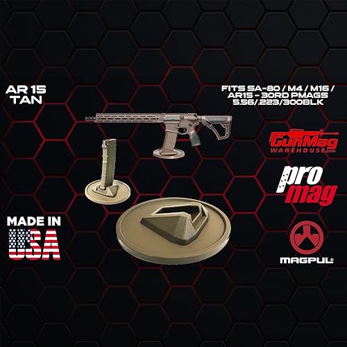 Miniatura 2 de Gun Stand, Pistol Stand, Rifle Stand, Magazine Stand, Handgun Stand, Gun Safe Organizer, Mag Holder Durable, Stable & Made in The USA