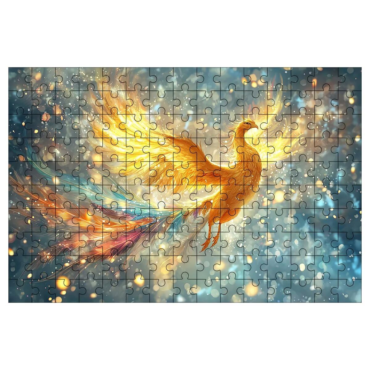 Puzzle 1500 sztuk Feniksa, Puzzle Zwierząt, Drewniane Puzzle, 87 x 57 cm