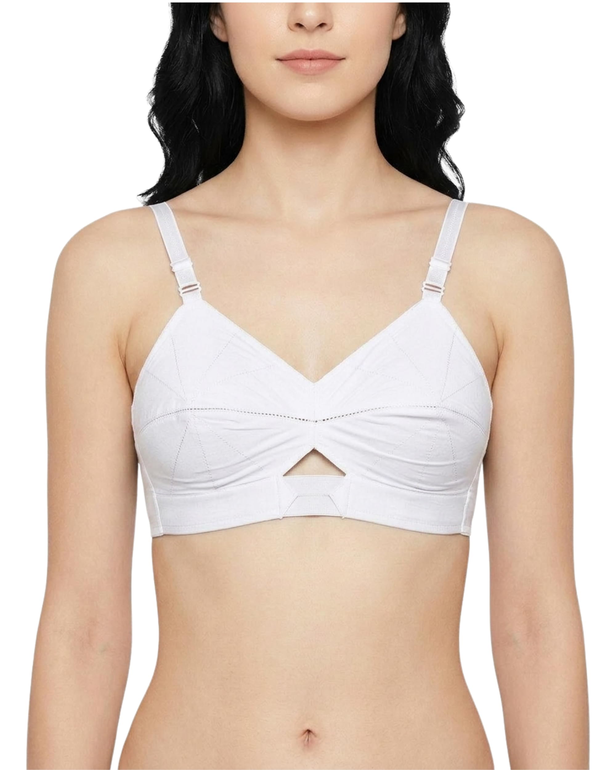 brida ladies innerwear Brida Gloria Cotton Minimizer Saree Bra for Women – Plus Size, Full Coverage, Non-Padded, Wire-Free, Broad Strap Support for Daily-picture-32