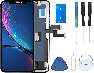 for iPhone X 5.8 inch 10 LCD Touch Screen Replacement Display Digitizer Compatible with Model A1865 A1901 A1902 with Repair Tools Waterproof Adhesive in Black