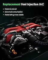 Vista 6 de IAC SCITOO - Válvula de control de aire de velocidad de ralentí 2H1192 se adapta a 1999-2003 para Mazda Protege