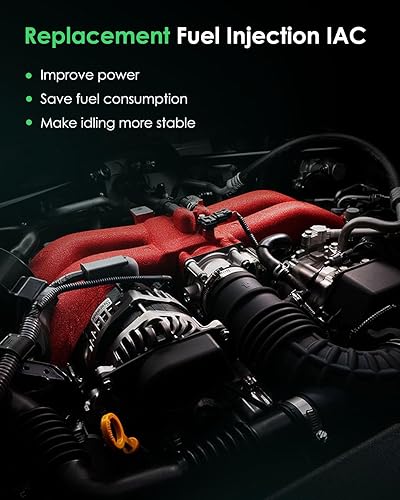 Miniatura 6 de SCITOO Válvula de control de aire de ralentí compatible con Jeep para Cherokee 4.0l 87-90, para Jeep para Comanche 4.0l 87-90, para Jeep para