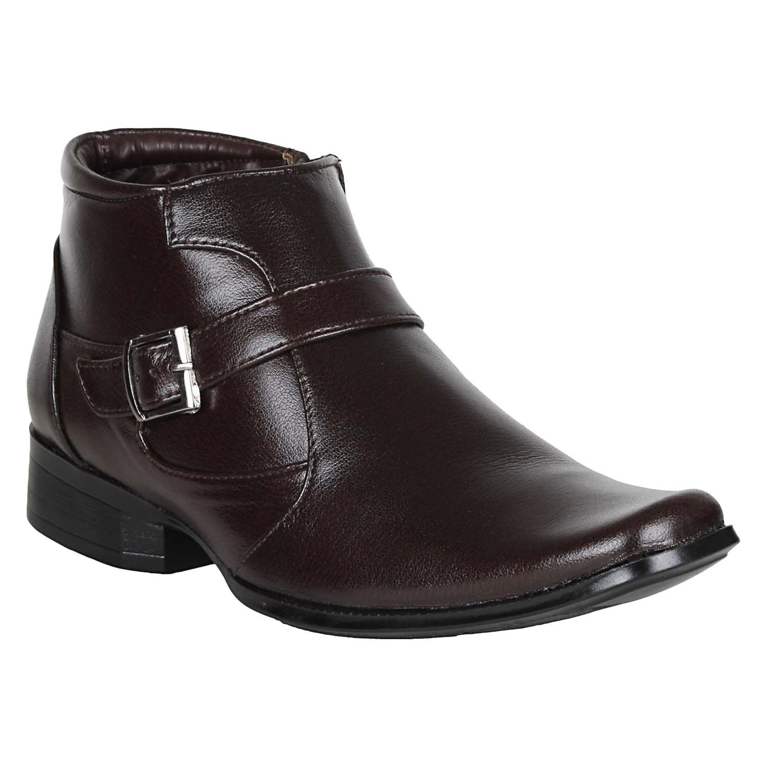 Vincenzo Mens Leather Boots/Shoes (Brown) (B0764HNKTV) Amazon Price History, Amazon Price Tracker