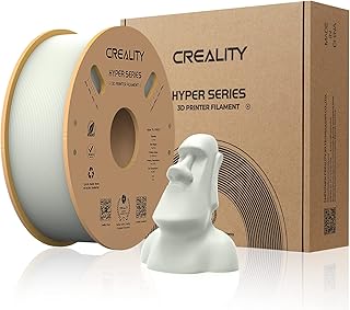 Creality Official 3D Printer Filament, Hyper PLA High Speed Filament, 1.75mm 3D Printing Filament for High-Speed Printing, Dimensional Accuracy +/-0.02mm, 1kg/Spool - White