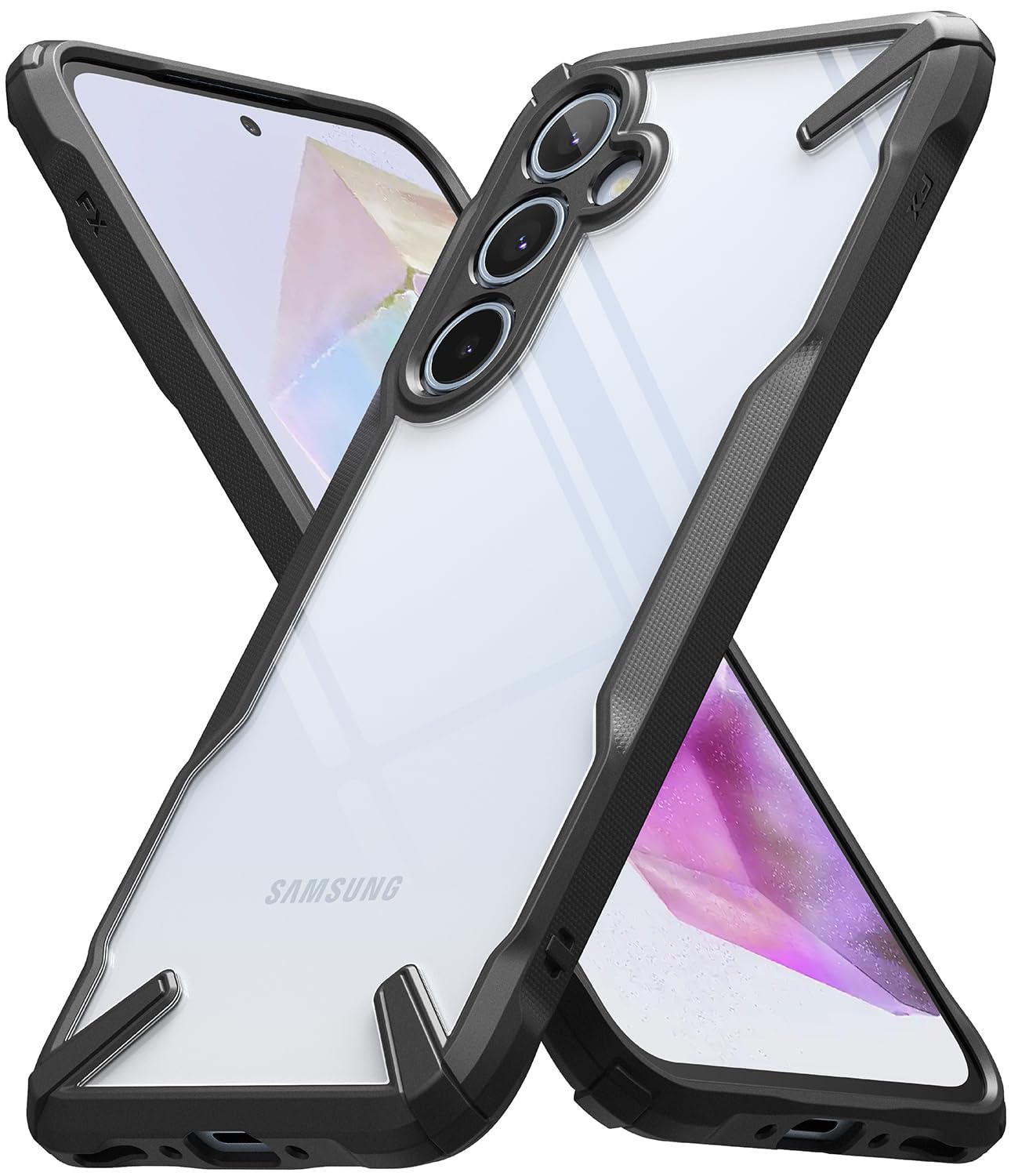Ringke Fusion-X Compatible with Samsung Galaxy A35 5G Case Cover Transparent Hard Back Soft Flexible TPU Bumper Scratch Resistant Shockproof Protection Samsung A35 Back Cover - Black (B0CTKSBR82) Amazon Price History, Amazon Price Tracker