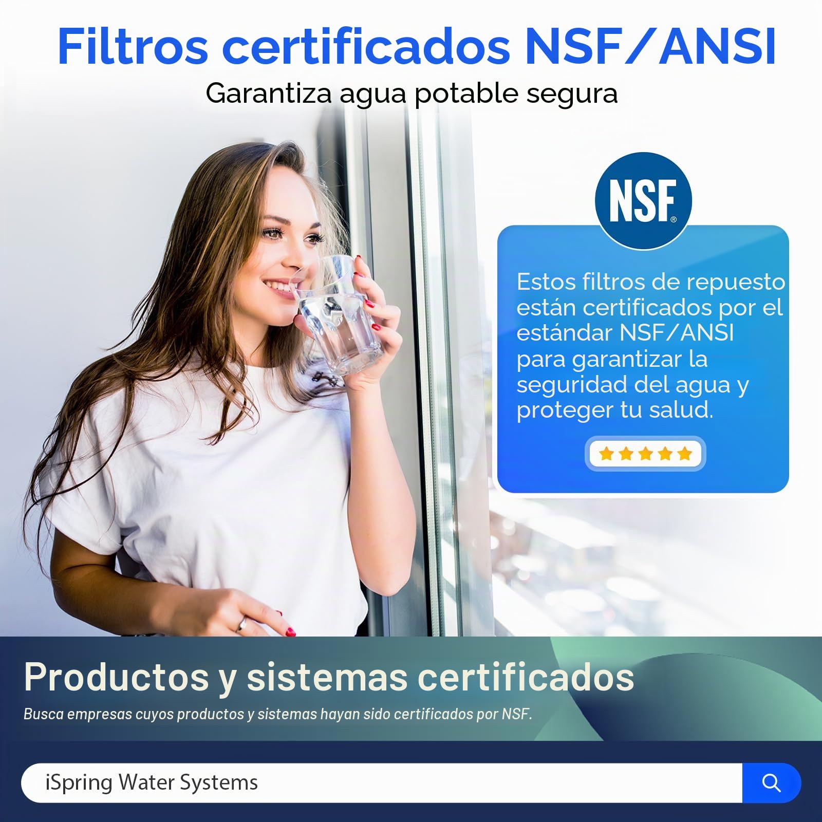 iSpring F22-75 Juego de Cartuchos de Filtro de Repuesto de 3 Años para Sistemas Estándar de Ósmosis Inversa de 5 Etapas, 22 piezas, Blanco | Para sistemas RO estándar de 5 etapas. Membrana Mit MC7 RO. Reduce PFAS, cloro, mal sabor y olor.