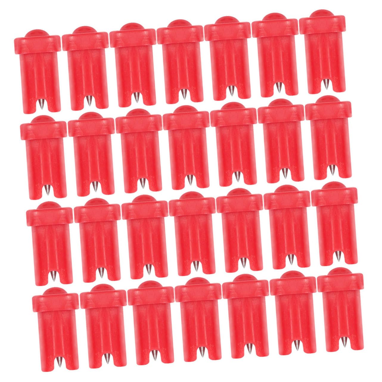 TOVINANNA 100Pcs Eyelash Bottle Replacement Needles Blocking Tips for Lash Extension Supplies Durable and Compact Bottle Nozzles for Salon Home Use