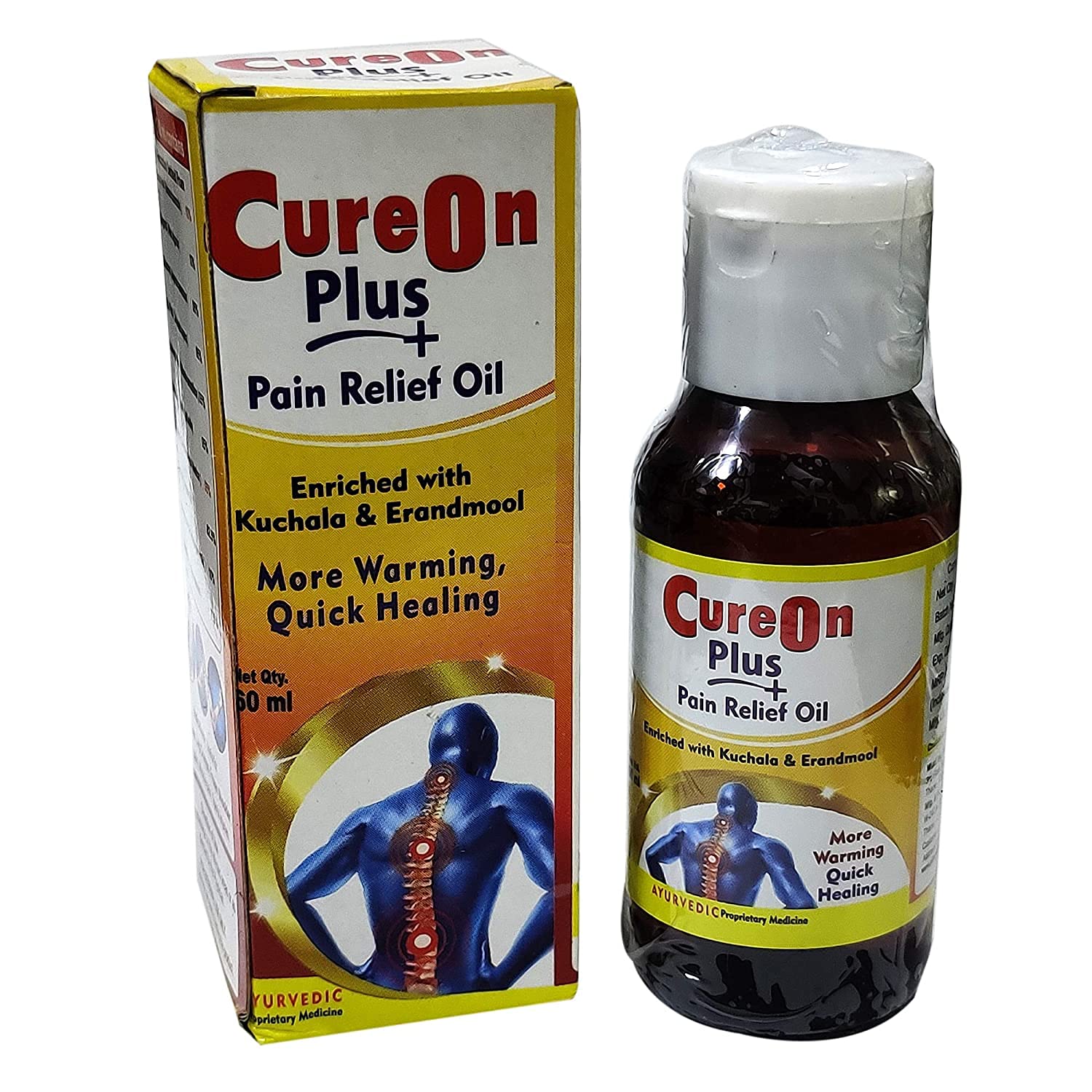 Cureon Plus Pain Relief Oil -60ML x Pack of 2-image-33