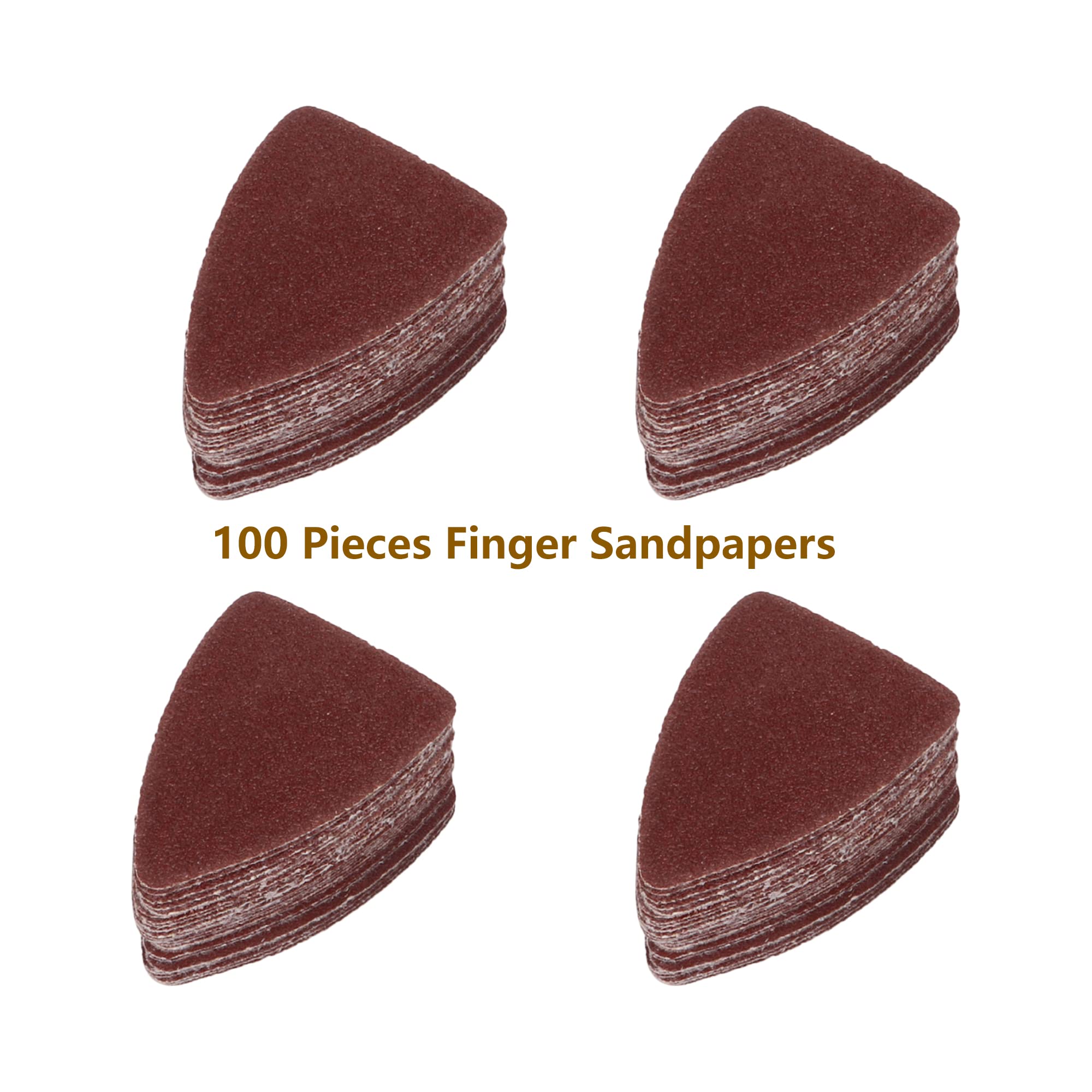 Finger Sandpaper Sheets - 100 Pack -4