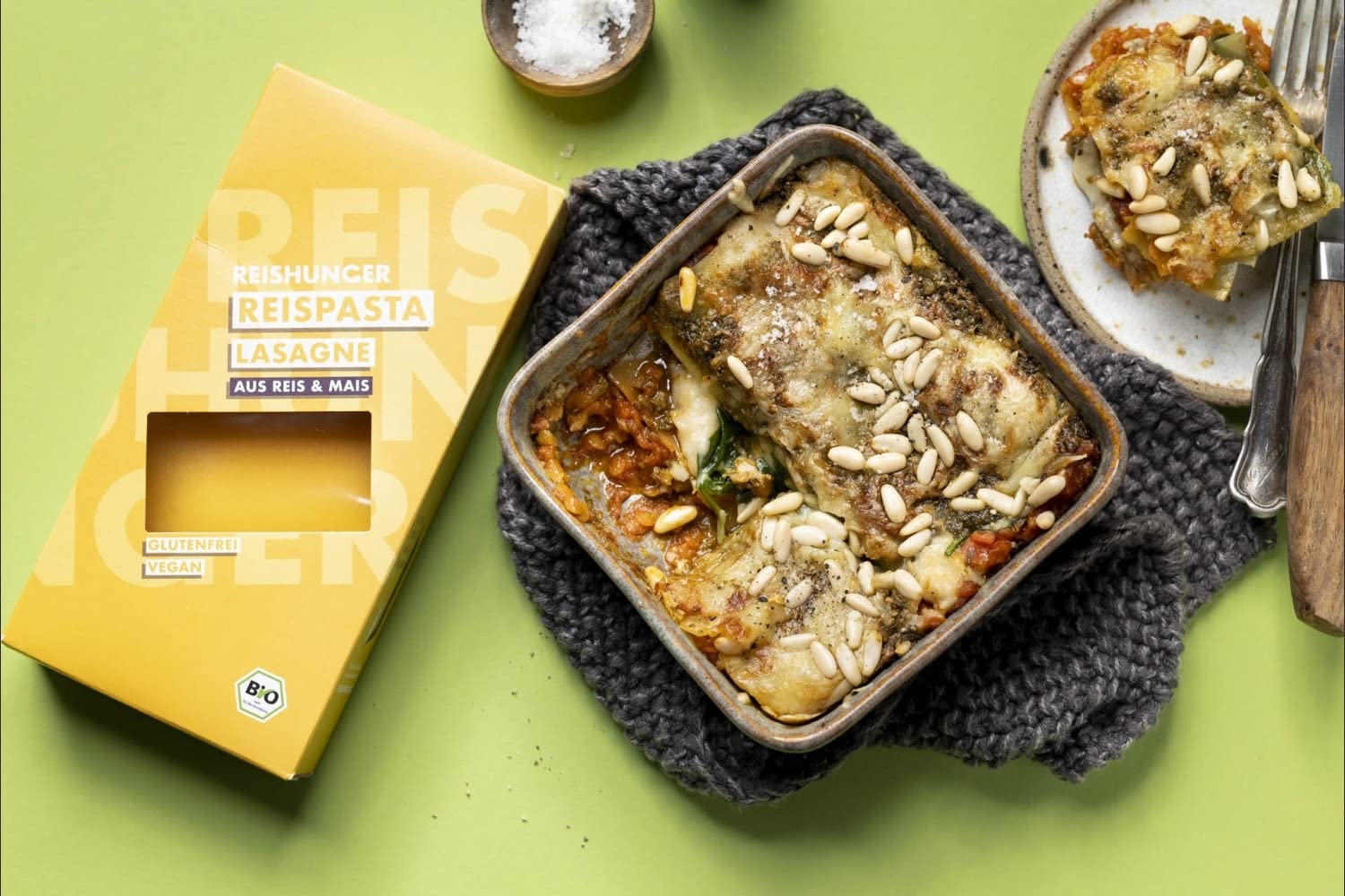 REISHUNGER Pinienkerne Superfood, Pesto-Qualität, Bio, aus Italien 500g (10x50g)